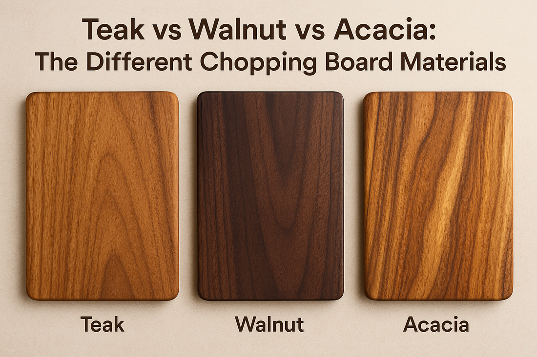 Teak vs Walnut vs Acacia: The Different Chopping Board Materials