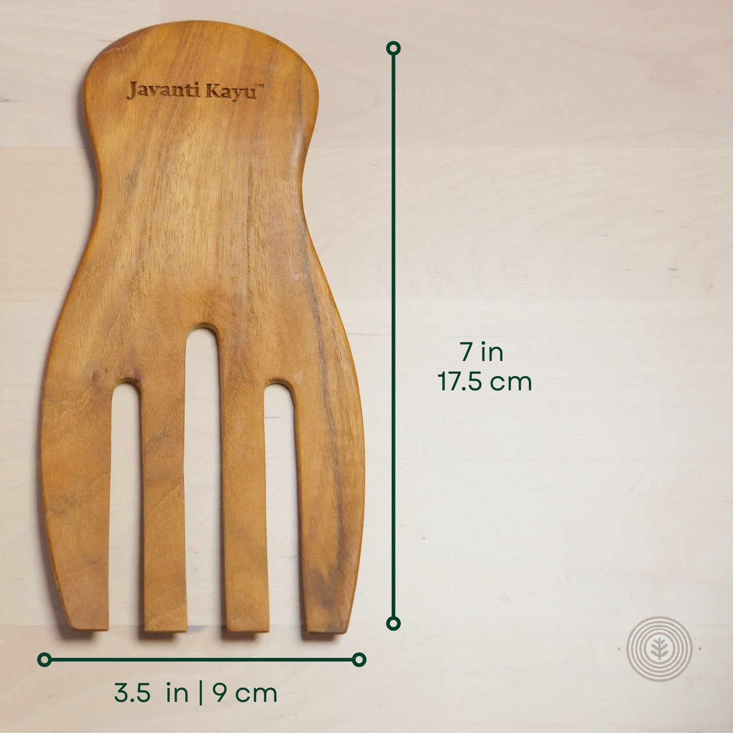 The Toss Set — Teak Salad Servers | Handcrafted Mixing & Serving Hands | Set of 2