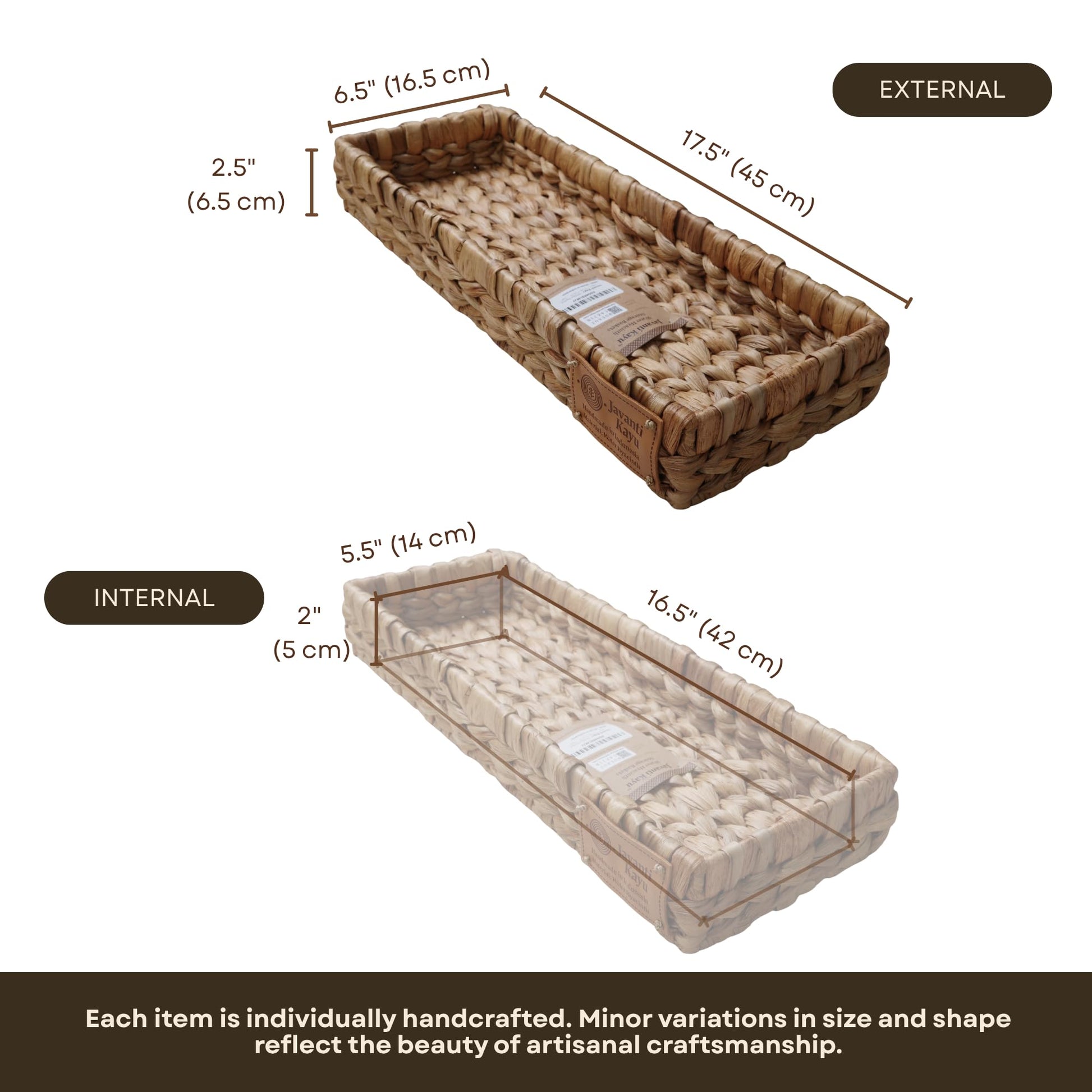The Woven Tray — Water Hyacinth