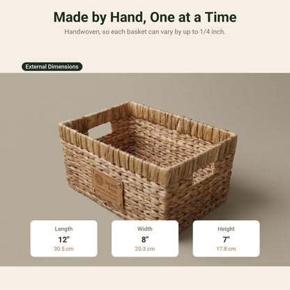 Mid basket dimensions: 12 by 8 by 7 inches external