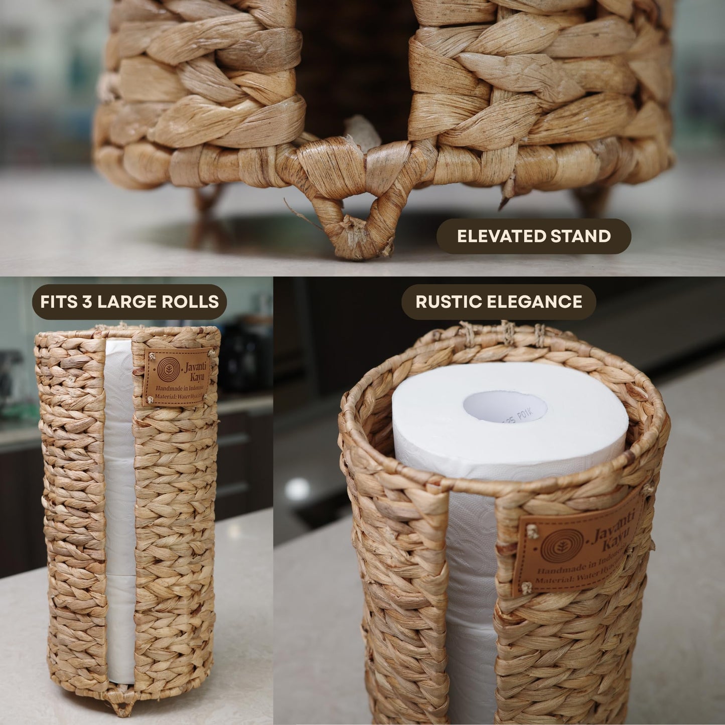 The Vanity — Lidded Water Hyacinth Basket
