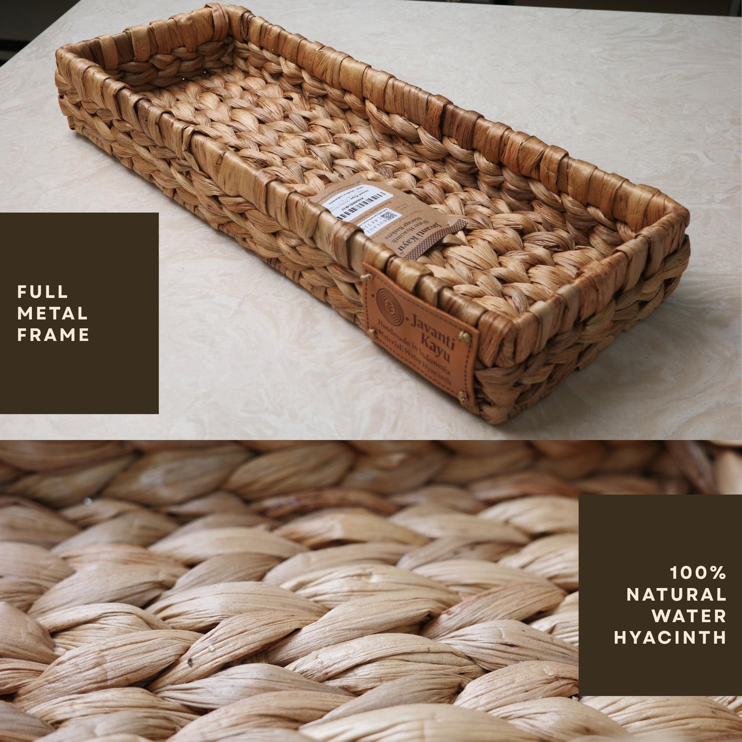 The Woven Tray — Water Hyacinth