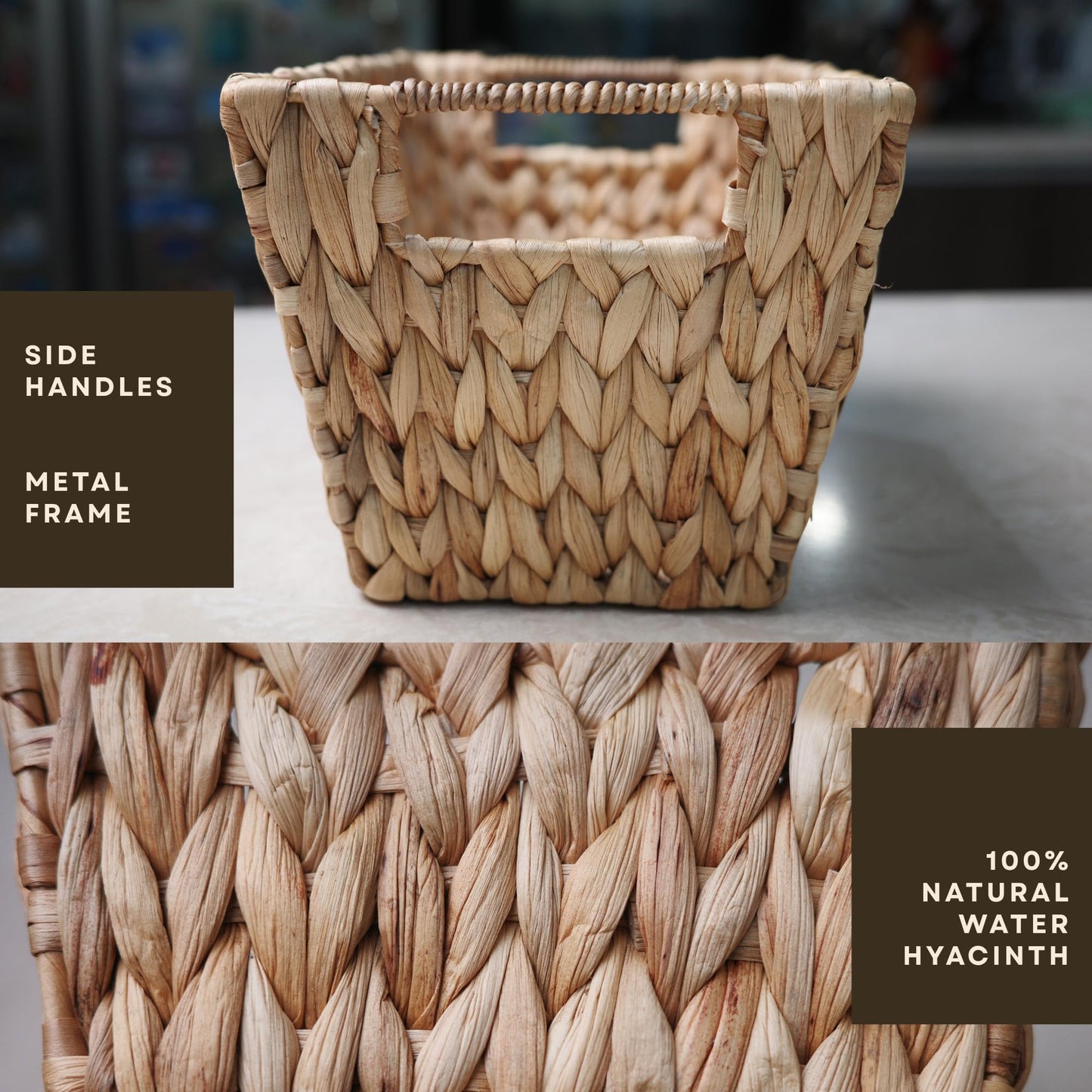The Hamper — Handwoven Water Hyacinth