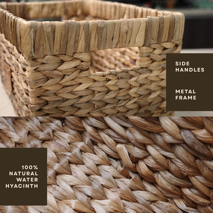 The Weave Set — Handwoven Water Hyacinth (Set of 5)