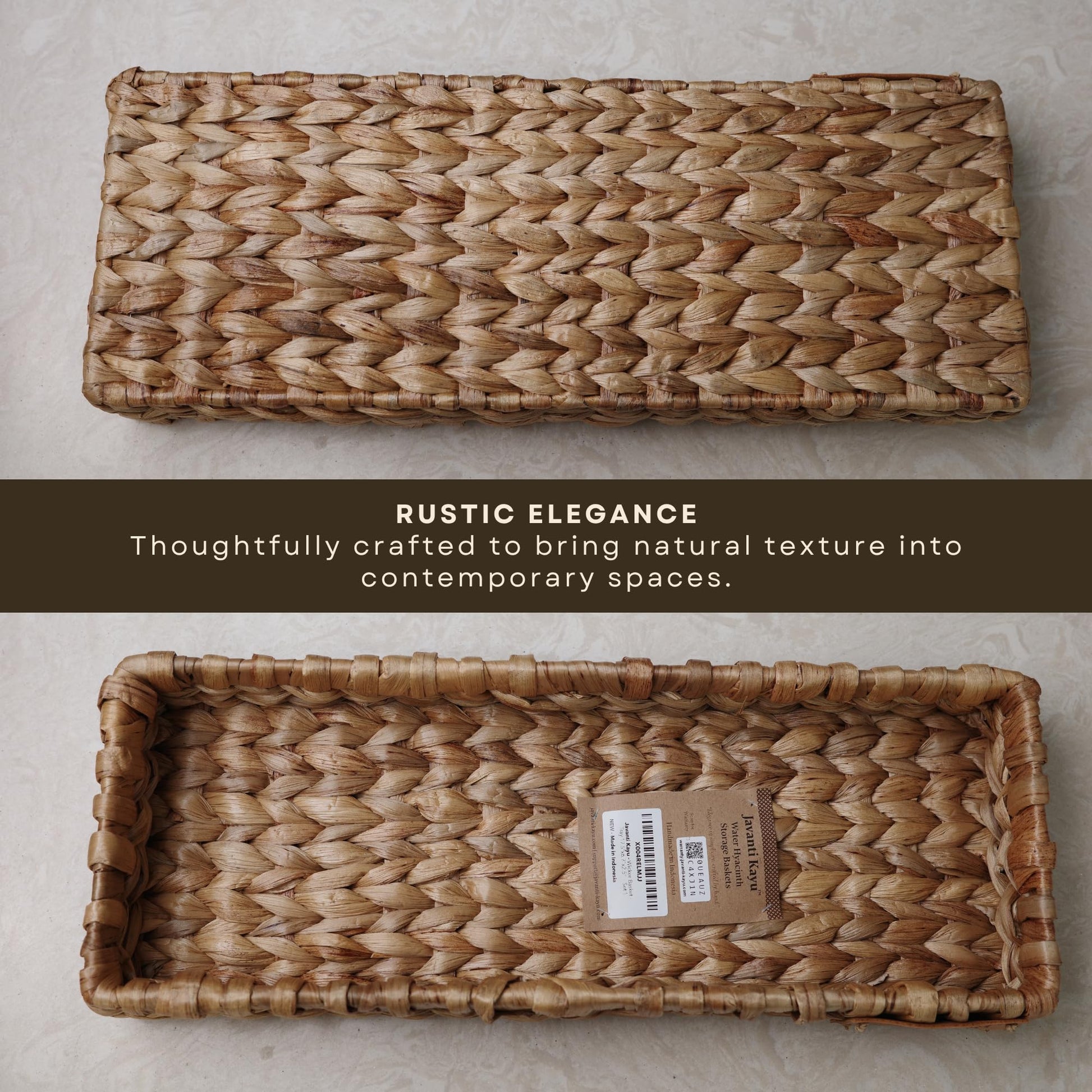 The Woven Tray — Water Hyacinth