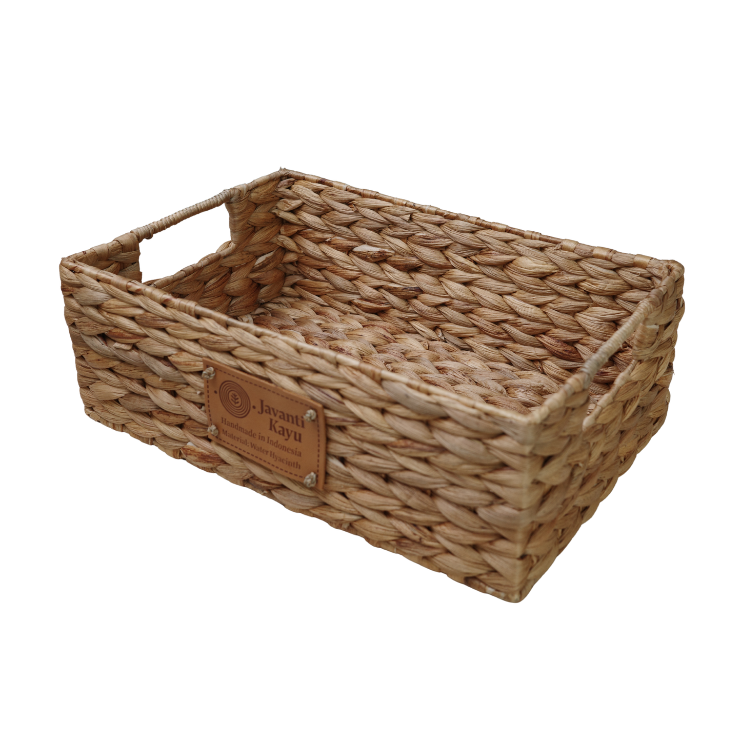 Handwoven Water Hyacinth Wicker Storage Baskets
