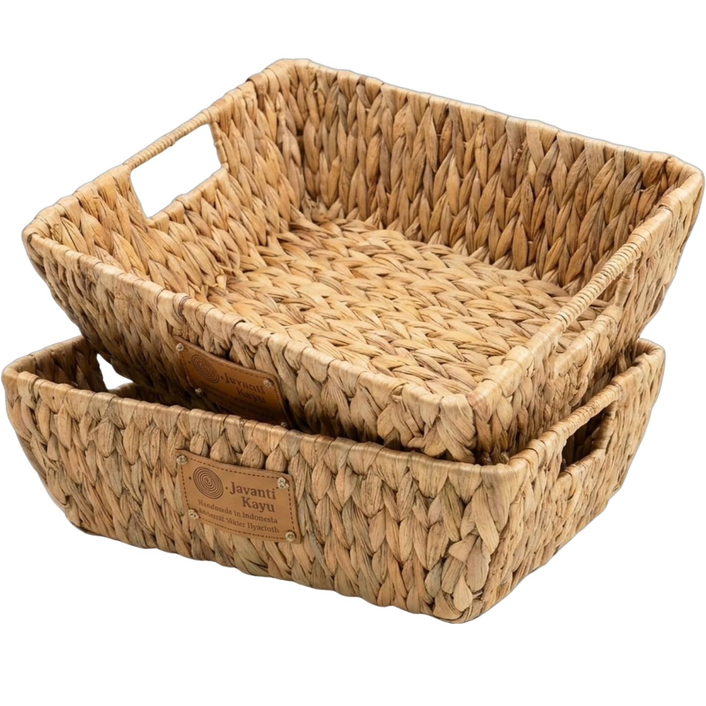 The Luma — Shallow Woven Trays (Set of 2)