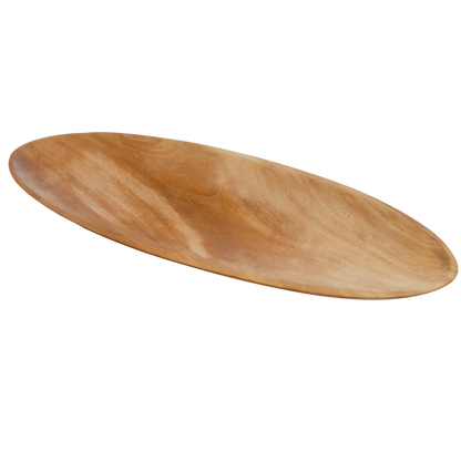 The Harvest Tray — Teak Wood Long Serving Tray | Fruit & Décor Tray