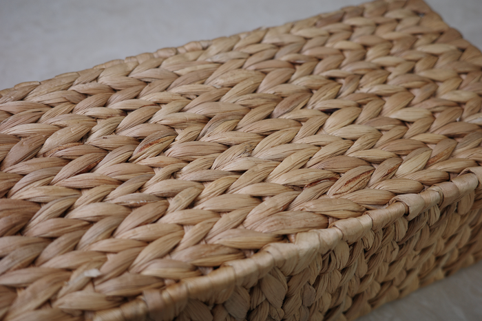 Water hyacinth baskets