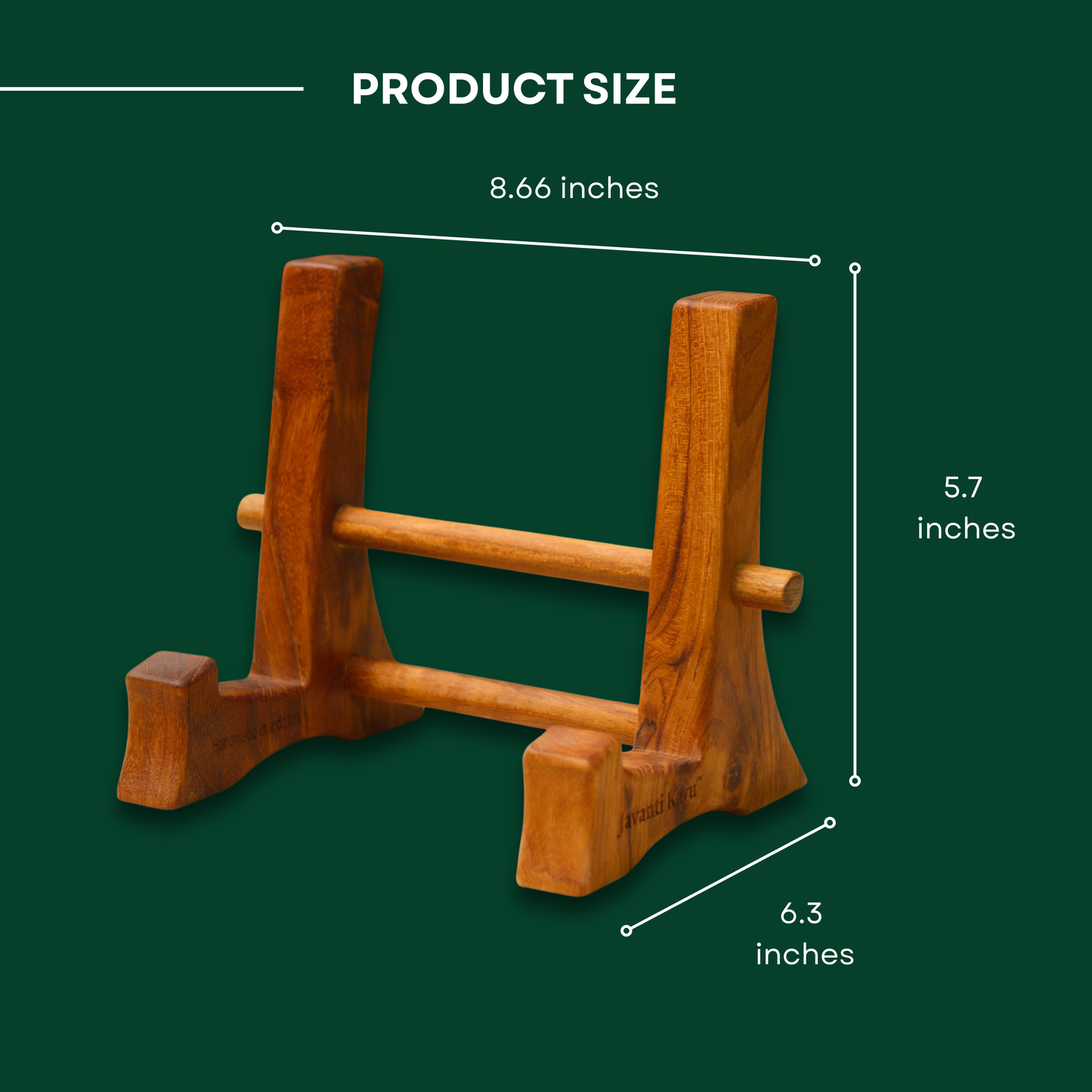 Teak Chopping Board Stand Rack