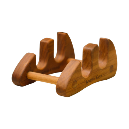 The Duo Stand — Teak Board Stand