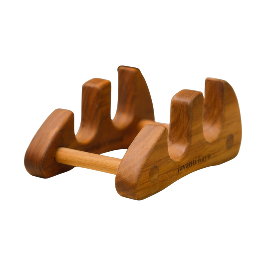 The Duo Stand — Teak Board Stand