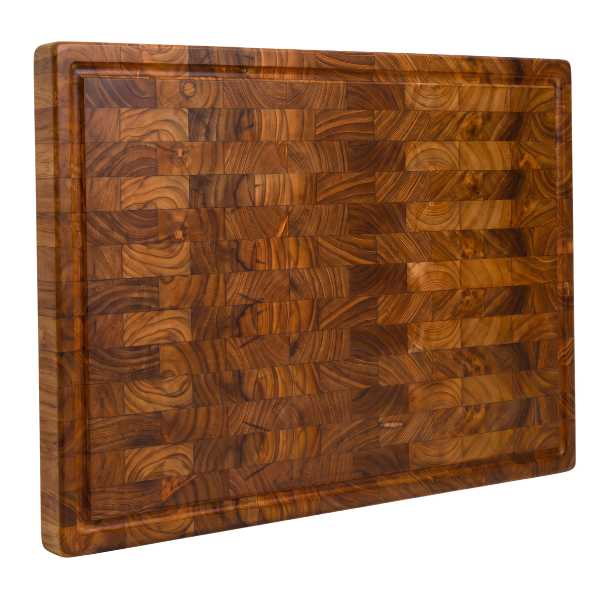 The Block — End-Grain Teak Cutting Board