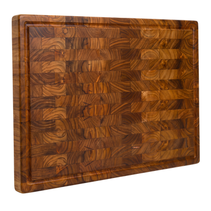 The Block — End-Grain Teak Cutting Board