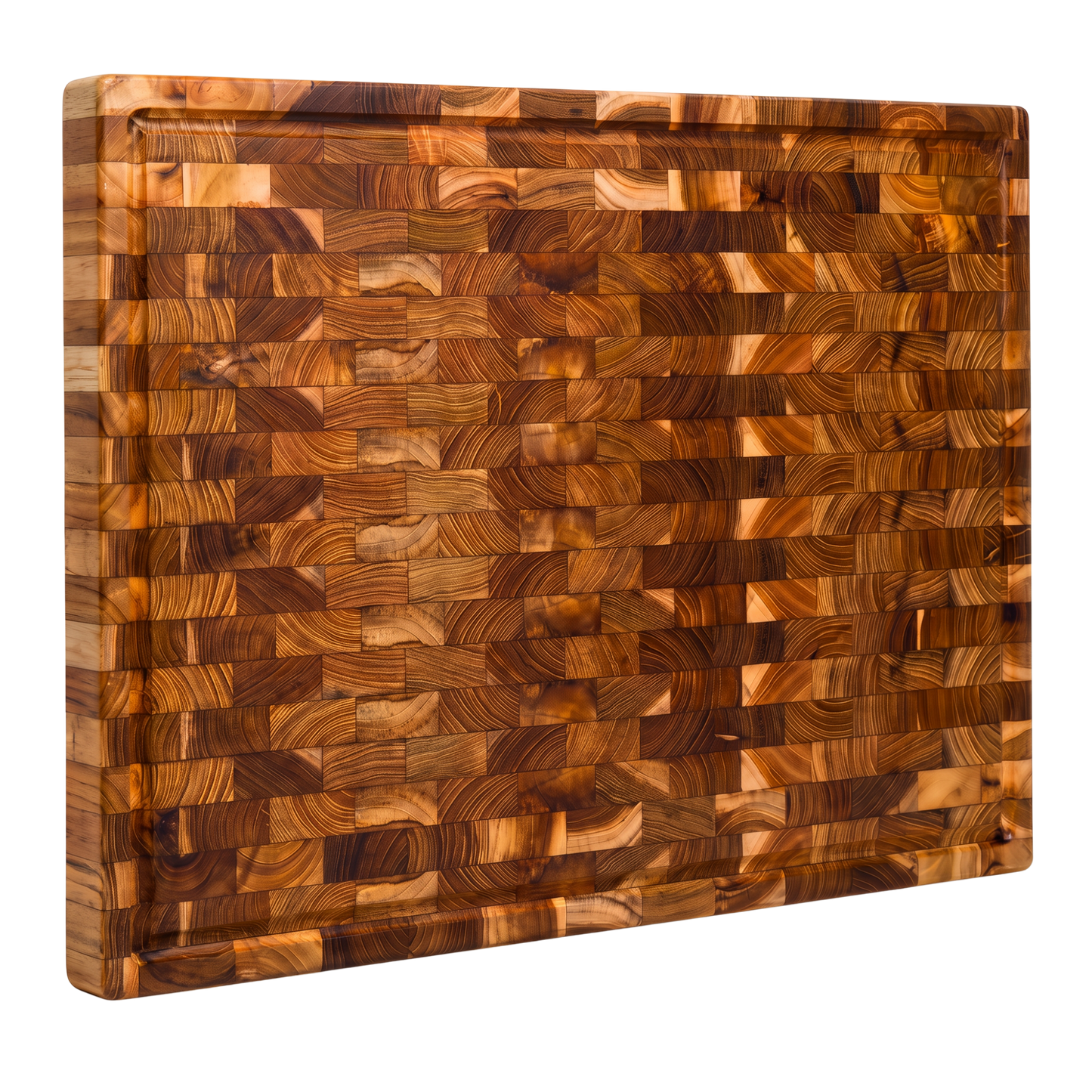 The Block — End-Grain Teak Cutting Board