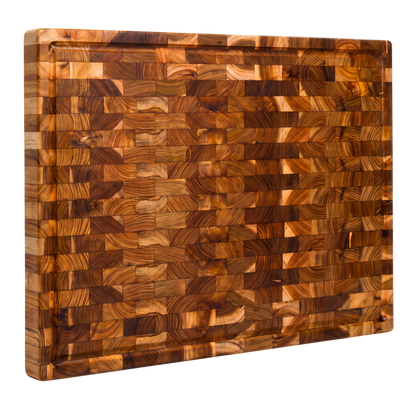 The Block — End-Grain Teak Cutting Board