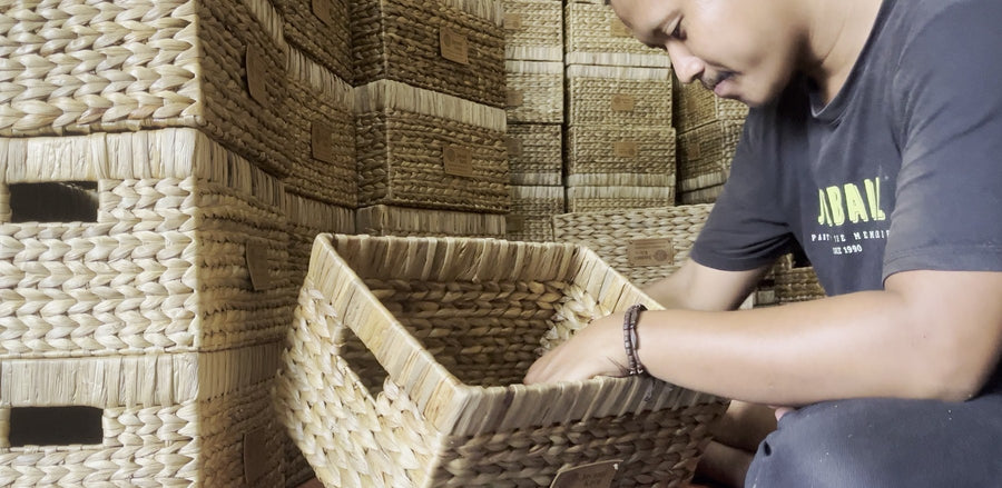 Woven over a steel frame